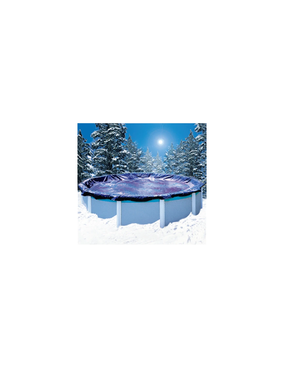 Couverture D'hivernage Pour Piscine Ronde Hors Sol - Ø 5,48 M 1 Couverture D'hivernage Pour Piscine Ronde Hors Sol - Ø 5,48 M