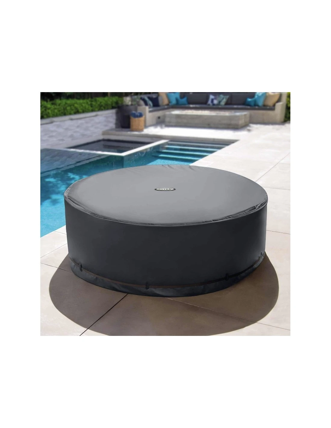 Intex Couverture Thermique Spa Rond 6P ( Couverture + Couvercle) 2 Intex Couverture Thermique Spa Rond 6P ( Couverture + Couvercle) – Image 2