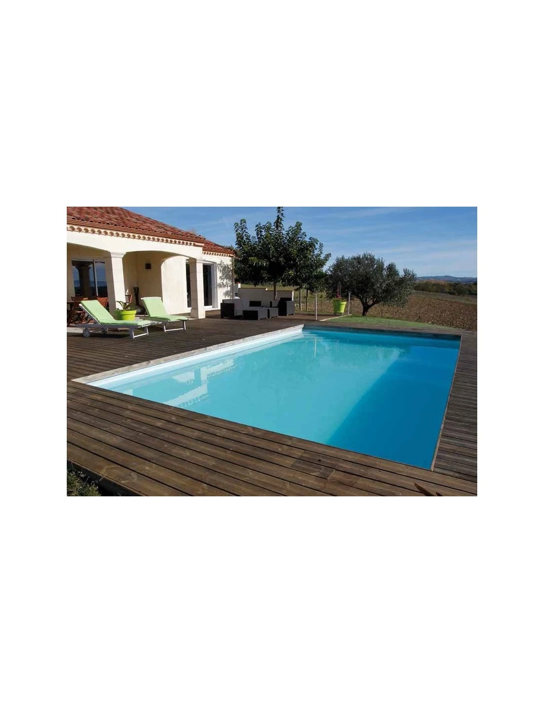 Piscine Bois Ubbink Linéa 1550 X 350 X H 155 Cm 2 Piscine Bois Ubbink Linéa 1550 X 350 X H 155 Cm – Image 2