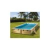 Piscine Bois Ubbink Linéa 650 X 350 X H 140 Cm