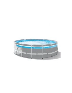 Intex Piscine Clearview Premium Prism Frame Ronde Ø 488 X 122 Cm