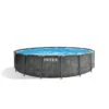 Intex Piscine Greywood Prism Frame Premium Ronde Ø 457 X 122 Cm