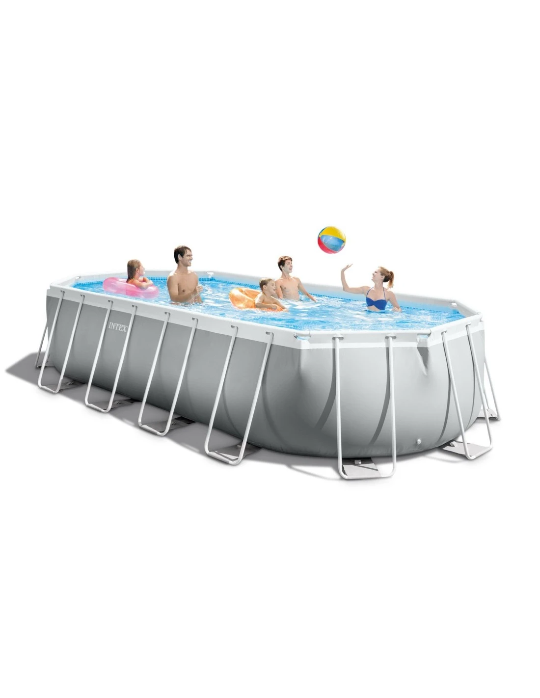 Intex Piscine Prism Frame Ovale 610 X 305 X 122 Cm 2 Intex Piscine Prism Frame Ovale 610 X 305 X 122 Cm – Image 2